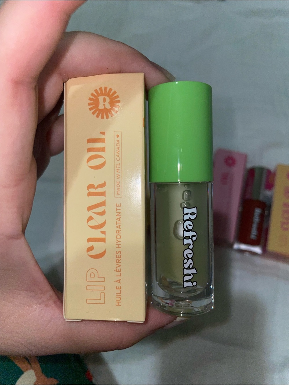 Refresh Lip Clear Oil – Green Apple